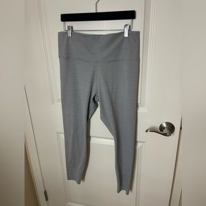 Nike grey yoga luxe 7/8 infinalon leggings